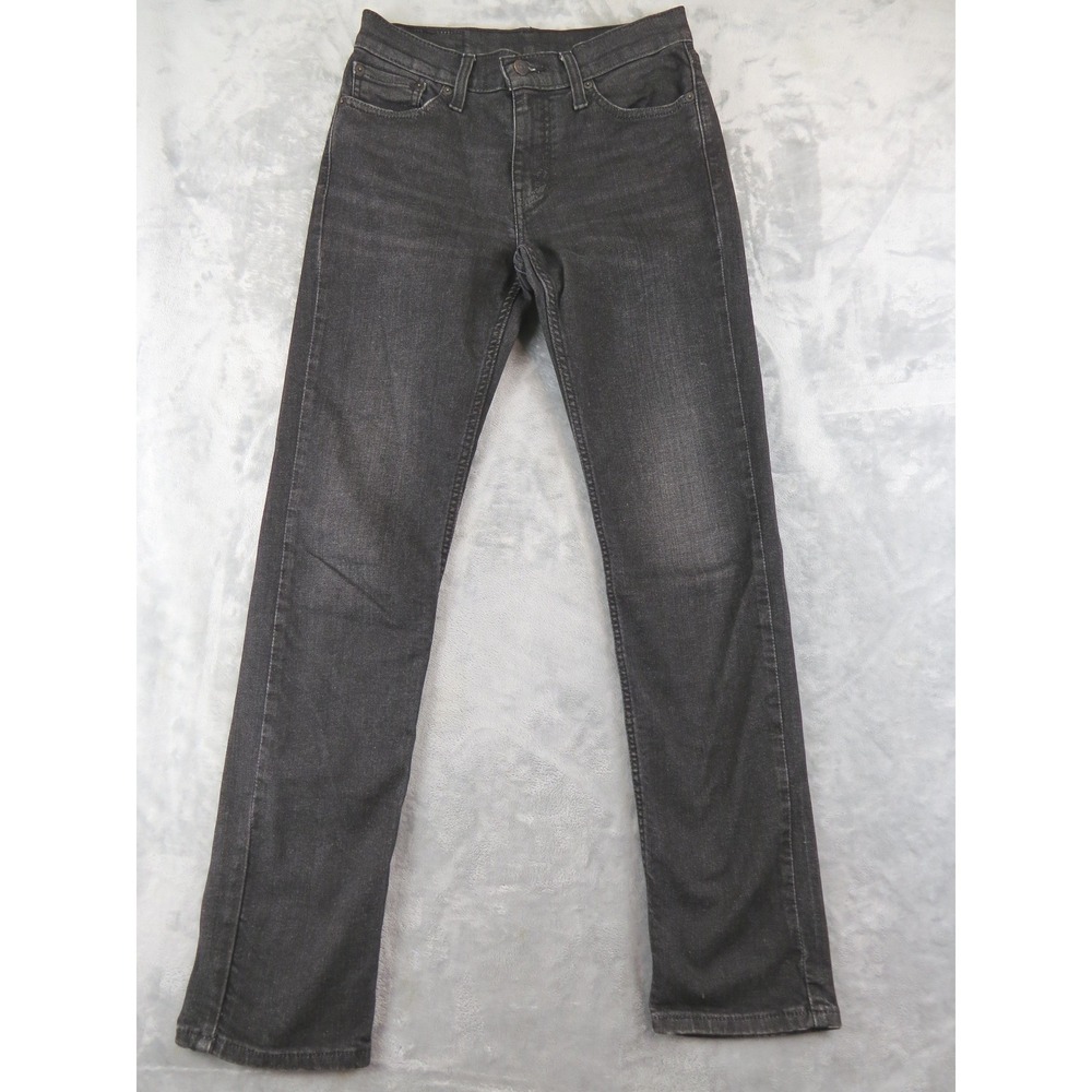 Levi's 511 Slim Fit Jeans 29x32‎ Black Grey Stretch Denim Modern Classic  Casual